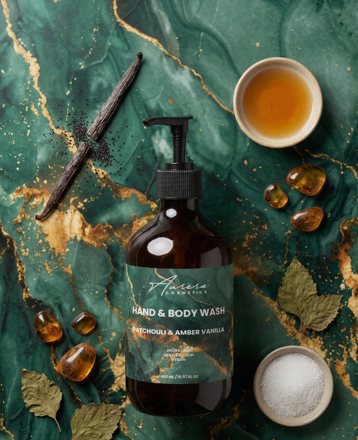 AURÉRA COSMETICS | Amber Vanilla Body Wash