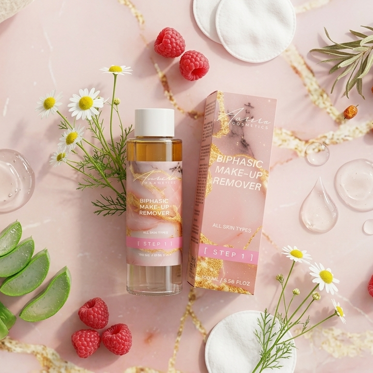 AURÉRA COSMETICS | STEP 1: Gentle Hyaluronic Bi-Phase Cleanser